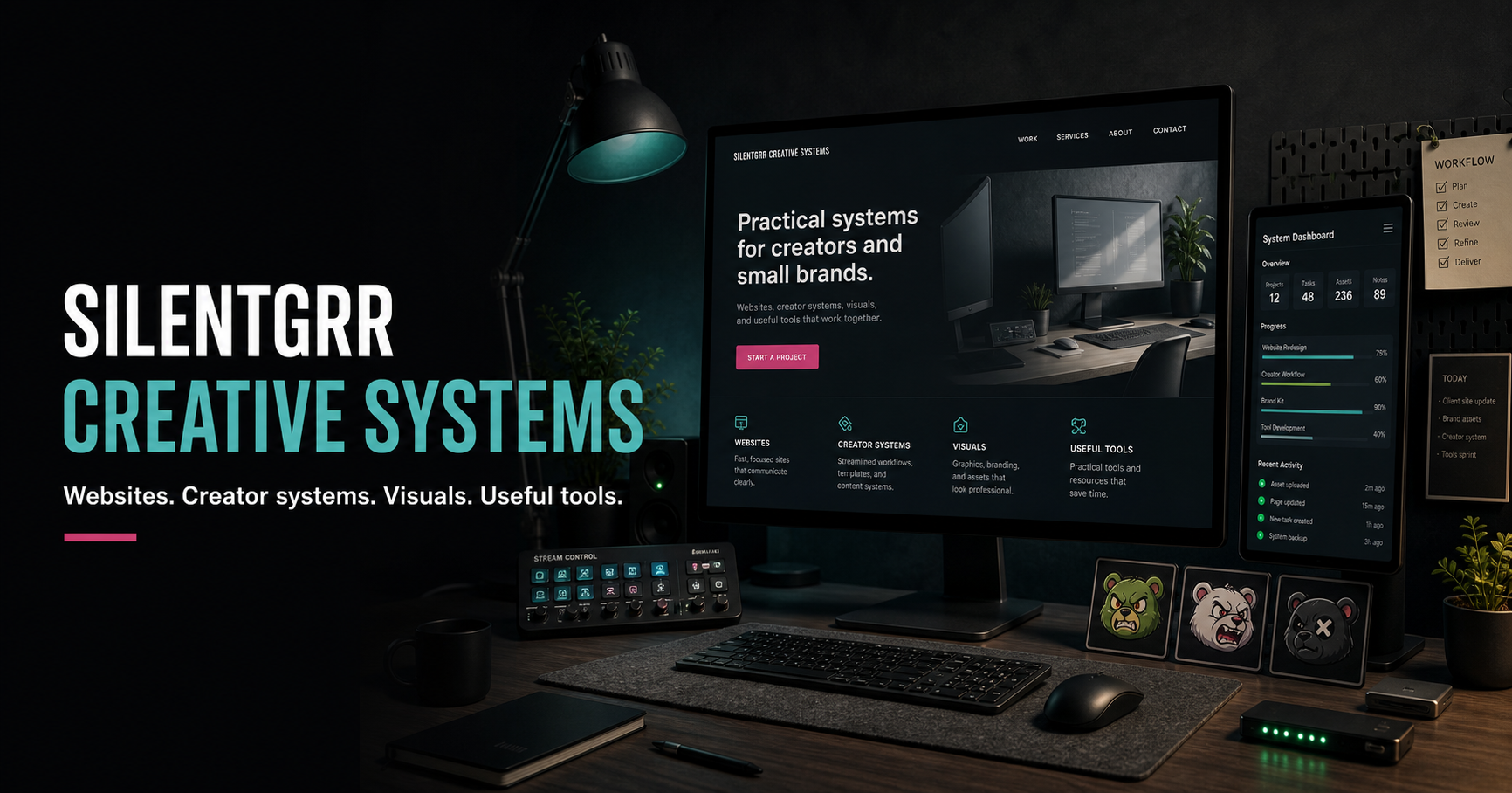 SCS Creative Systems build examples